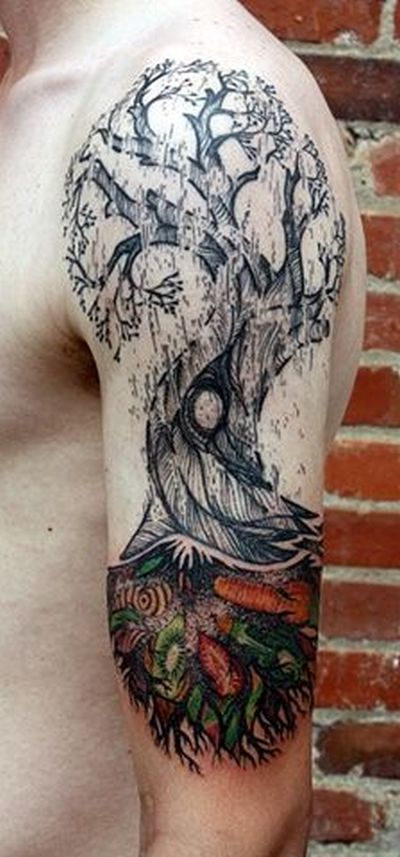 david hale tattoo tree arm sleeve TattooMagz Tattoo Designs Ink 