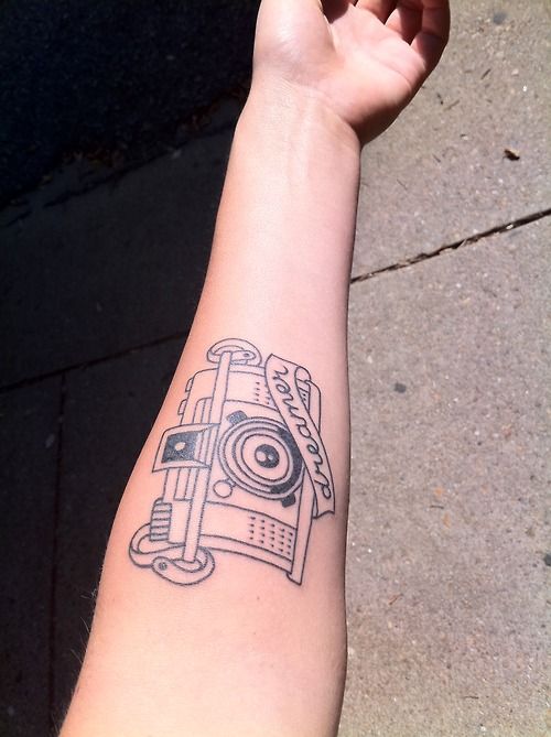 dreamer camera tattoo