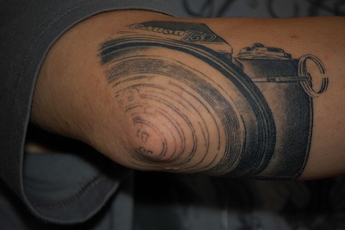 elbow tattoo camera