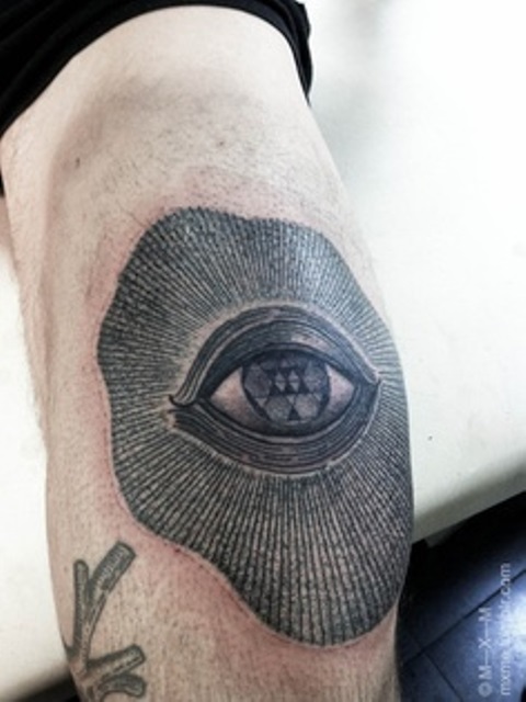 elbow tattoo eye