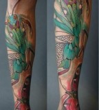 jessica mach tattoo insect leg sleeve