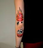 marcin aleksander surowiec tattoo flame