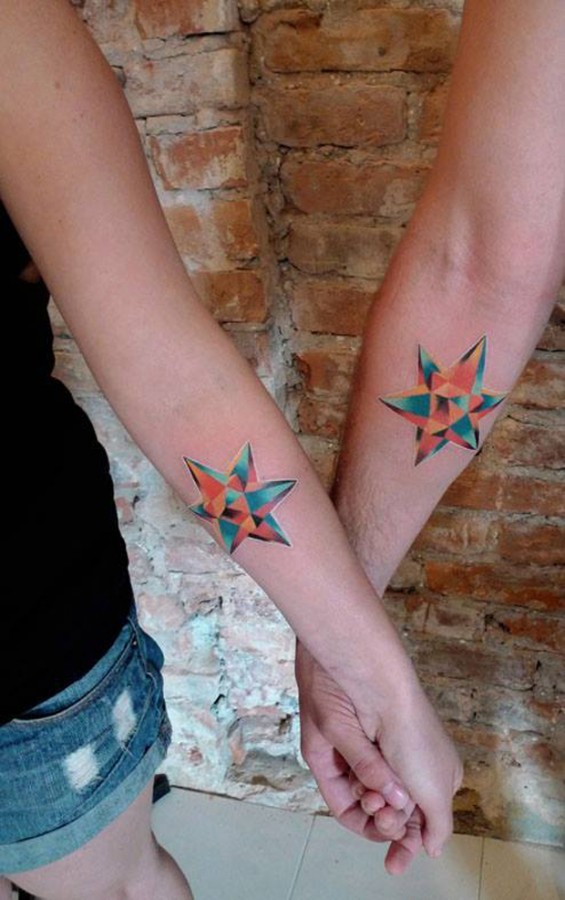 mariusz trubisz stars couple’s tattoo