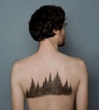 nature tattoo grove on back