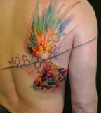 ondrash tattoo molecular explosion