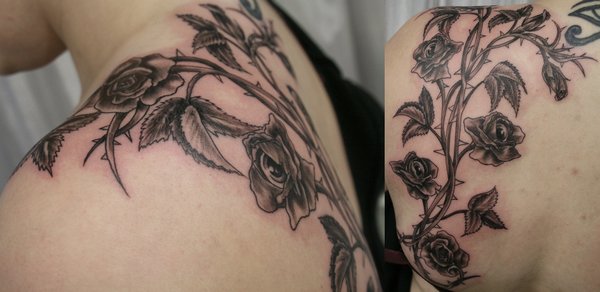 rose tattoo women