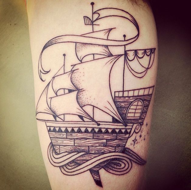 supakitch tattoo ship