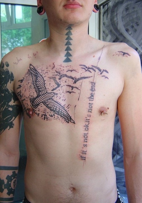 tattoos for men if it’s not ok it’s not the end