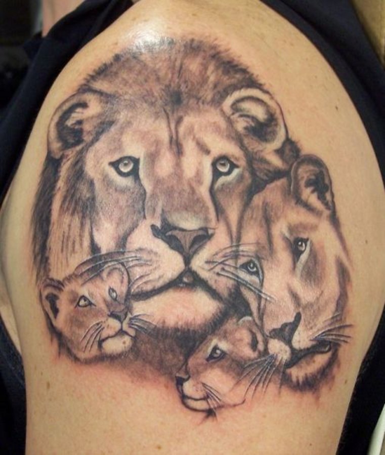 tiger family tattoo