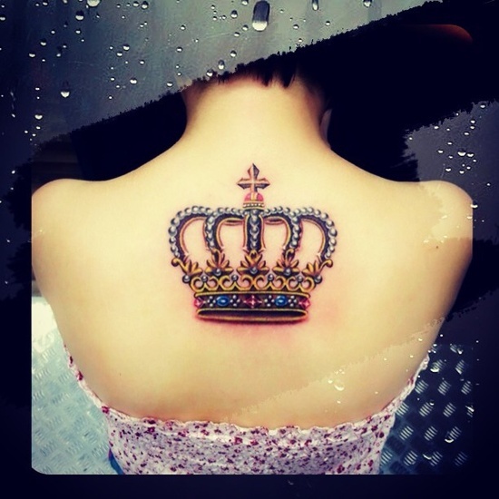 Amaizing crown tattoo