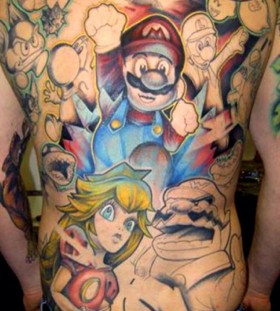 Animation herous tattoo