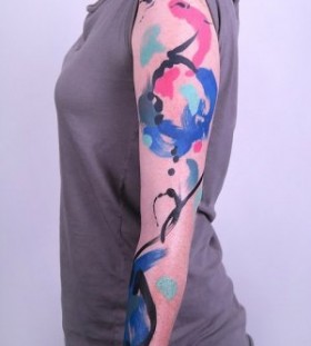 Arm tattoo by Amanda Wachob