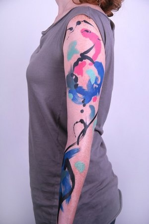 Arm tattoo by Amanda Wachob