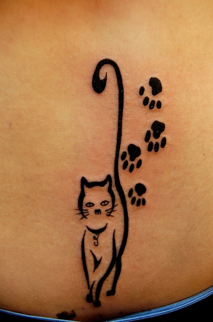 Awesome cat tattoo