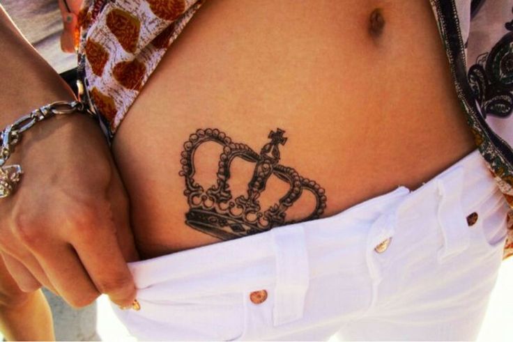 Awesome crown tattoo