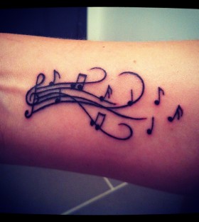Awesome music tattoo