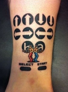 Awesome video games tattoo