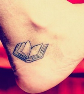 Beautiful book tattoo