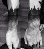 Black forest tattoo