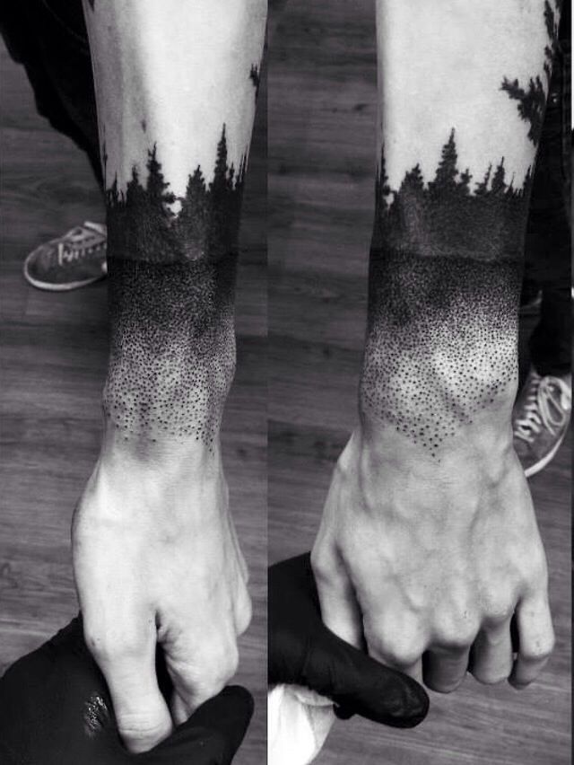 Black forest tattoo