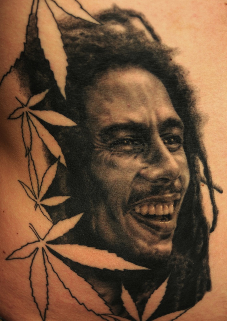 Bob Marley tattoo by Andy Engel