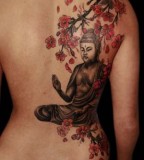 Buddha on back