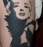 Cute Marilyn Monroe tattoo