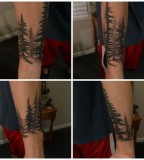 Cute forest tattoo