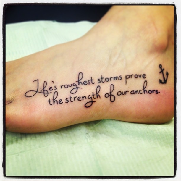 Deep meaning quotes tattoo - | TattooMagz › Tattoo Designs / Ink Works