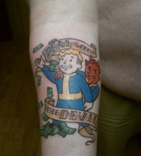 Fallout video games tattoo