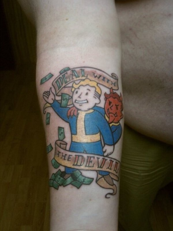 Fallout video games tattoo