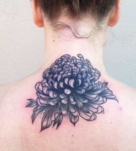 Flower tattoo by Pari Corbitt