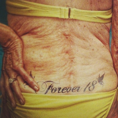 Forever 18 tattoo