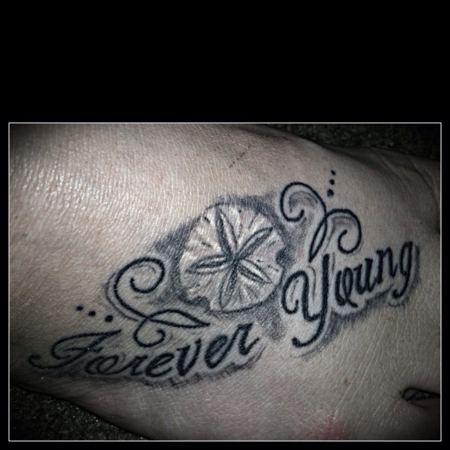 Forever young tattoo by Duane