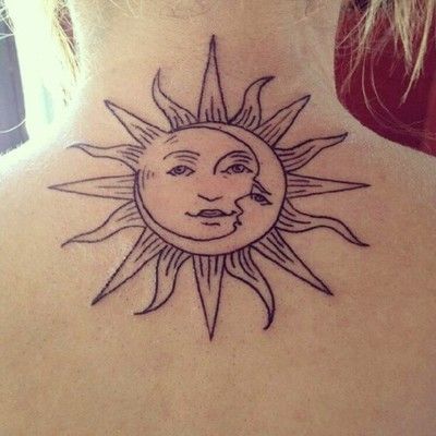 Great sun tattoo
