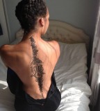 Henna on the back