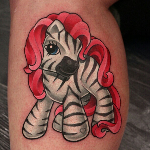 Horse tattoo by Michelle Maddison