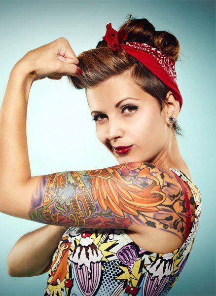 Hot woman tattoo
