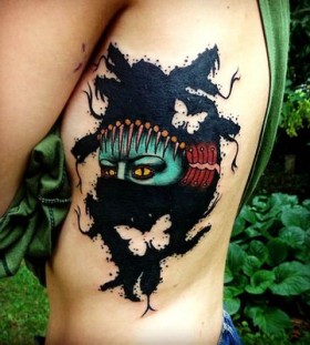 Interesting tattoo by Aivaras Lee
