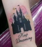 Keep dreaming disney tattoo