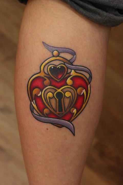 Key tattoo by Michelle Maddison
