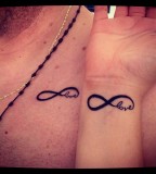 Love couples tattoo