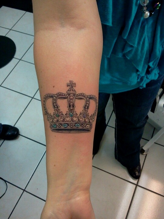 Lovely crown tattoo