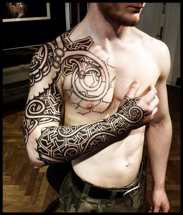 Man tattoo by Meathshop