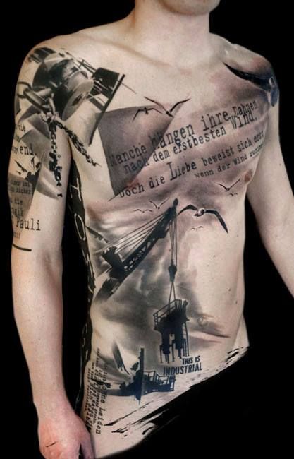 Man tattoo by Volko Merschky