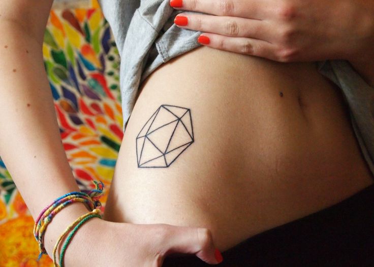 Pretty geometric tattoo