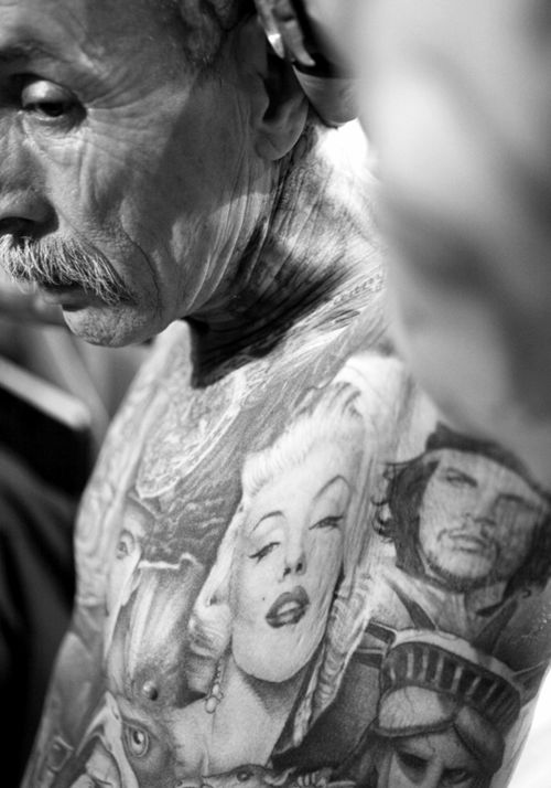 Pretty old men tattoo