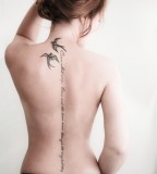 Quotes back tattoo