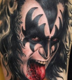 Scary men tattoo by Andy Engel