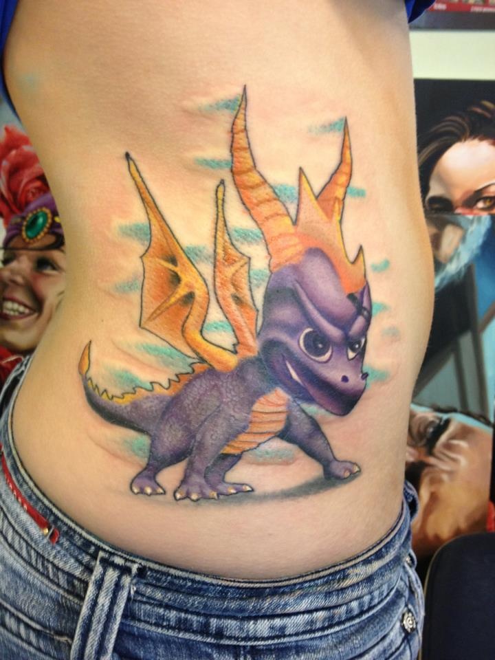 Violet dragon games tattoo
